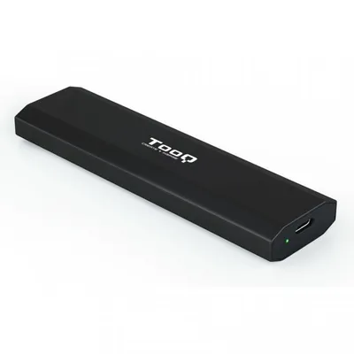 TooQ SHURA Externes Gehäuse für M.2 NGFF/NVMe SSD, Schwarz