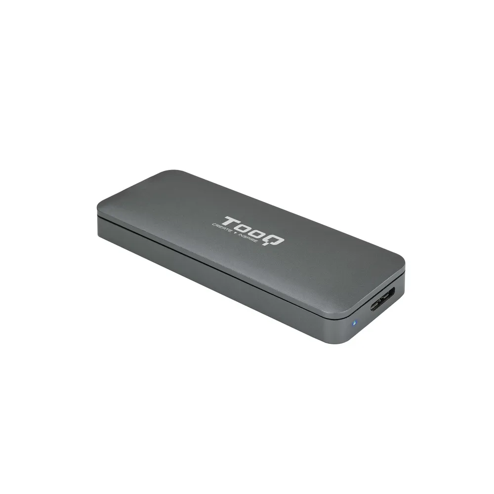 TooQ TQE-2281G Externes Gehäuse für M.2 NGFF SSD auf USB-C 3.1