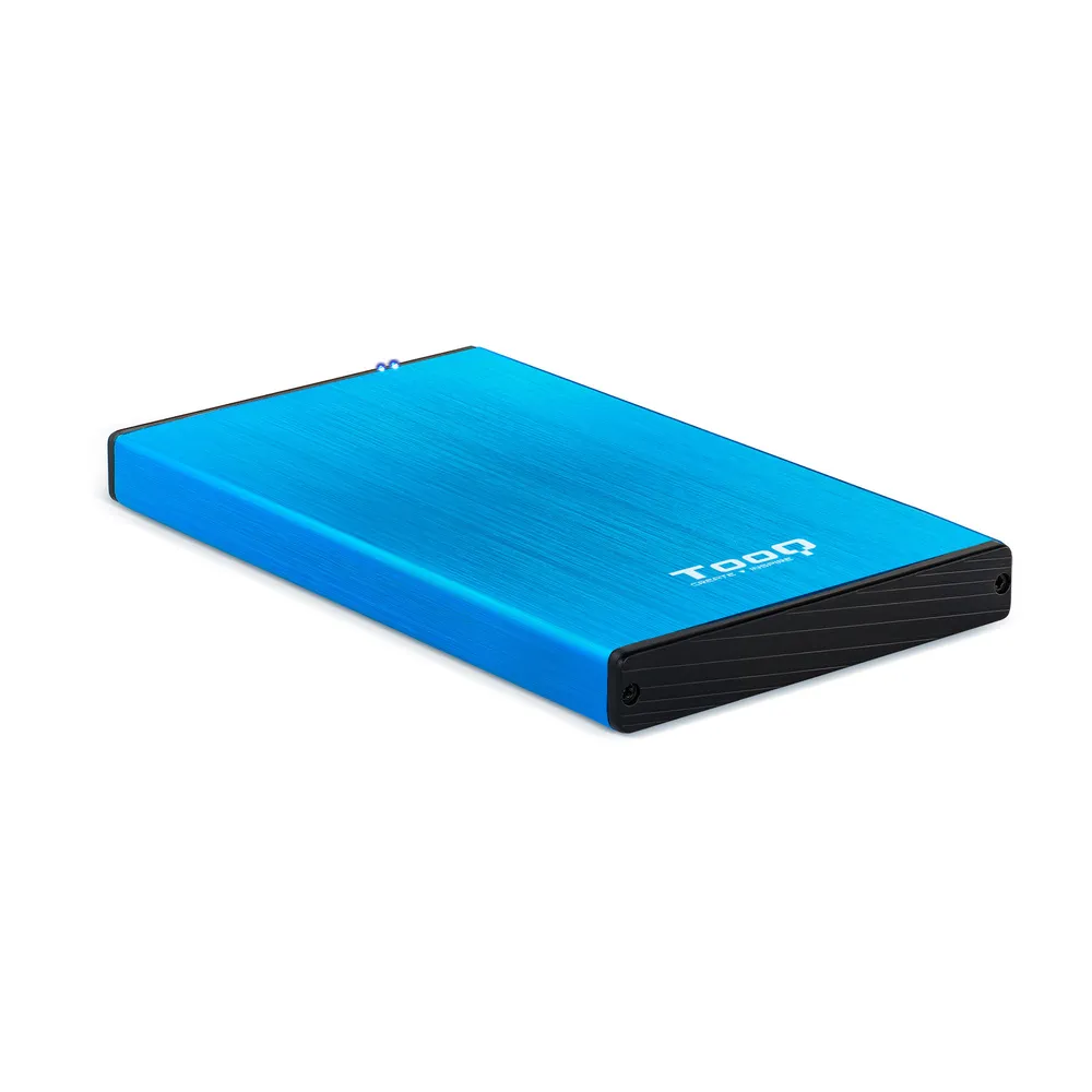TooQ TQE-2527 USB 3.0-Gehäuse für 2,5" SATA 3-Festplatten, blau