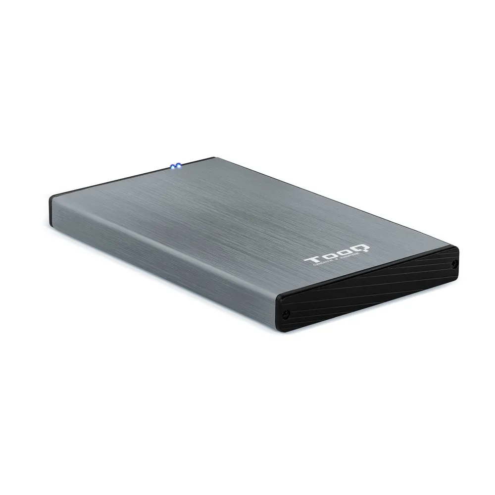 TooQ TQE-2527 USB 3.0-Gehäuse für 2,5-Zoll-SATA-3-Festplatten, Grau
