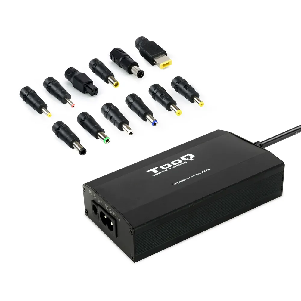Tooq TQLC-100BS01M Universal-Laptop-Ladegerät 100W
