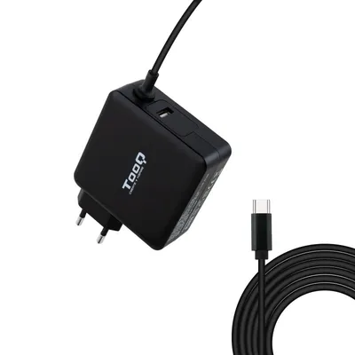 TooQ TQLC-USBC65PD Laptop-Ladegerät USB-C PD 3.0 65W Schwarz