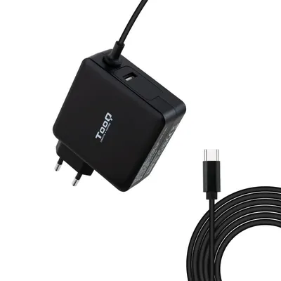 TooQ TQLC-USBC90PD Laptop-Ladegerät USB-C PD 3.0 90 W Schwarz
