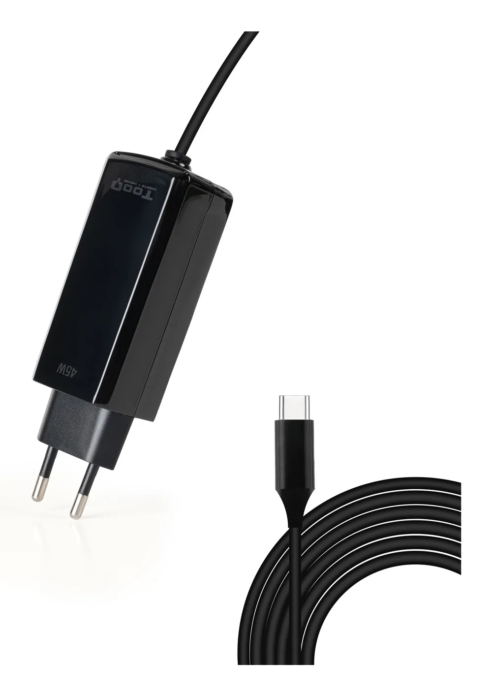 Ladegerät TooQ TQLC-USBCGAN45PD-C GaN USB-C PD 45W Ladegerät TooQ TQLC-USBCGAN45PD-C GaN USB-C PD 45W