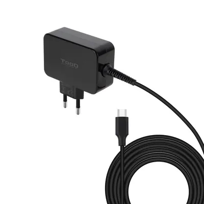 TooQ TQLC-USBCGAN65PD GAN USB-C PD Laptop-Ladegerät 65 W Schwarz