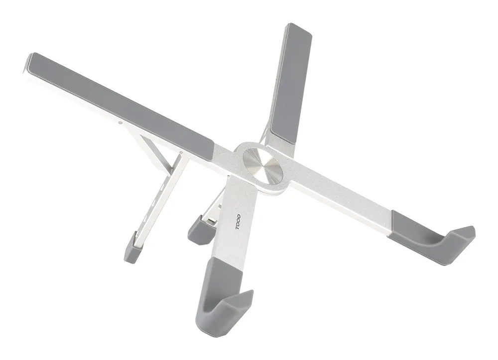 Notebook Stand TooQ TQLRS0036-AL Aluminium Faltbar 5 Höhenstufen Silber