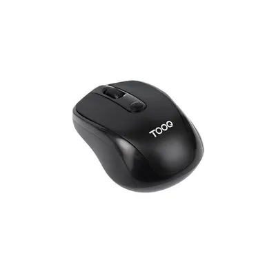 Ratón TooQ TQMW-1103-B Kabellos 2.4 GHz 1600 DPI Schwarz Ambidextrous