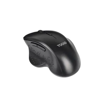 Maus TooQ TQMWG-1105-B Kabellos 1600 DPI Schwarz Ergonomisch 6 Tasten