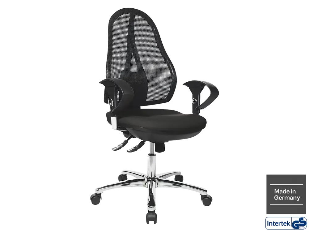TOPSTAR Bürostuhl Open Point SY Deluxe schwarz inkl. Armlehnen