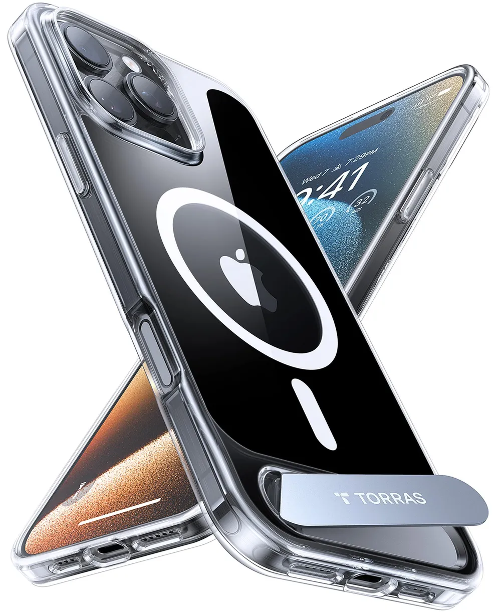 Pstand Series für iPhone 16 Pro Max Clear Handyhülle