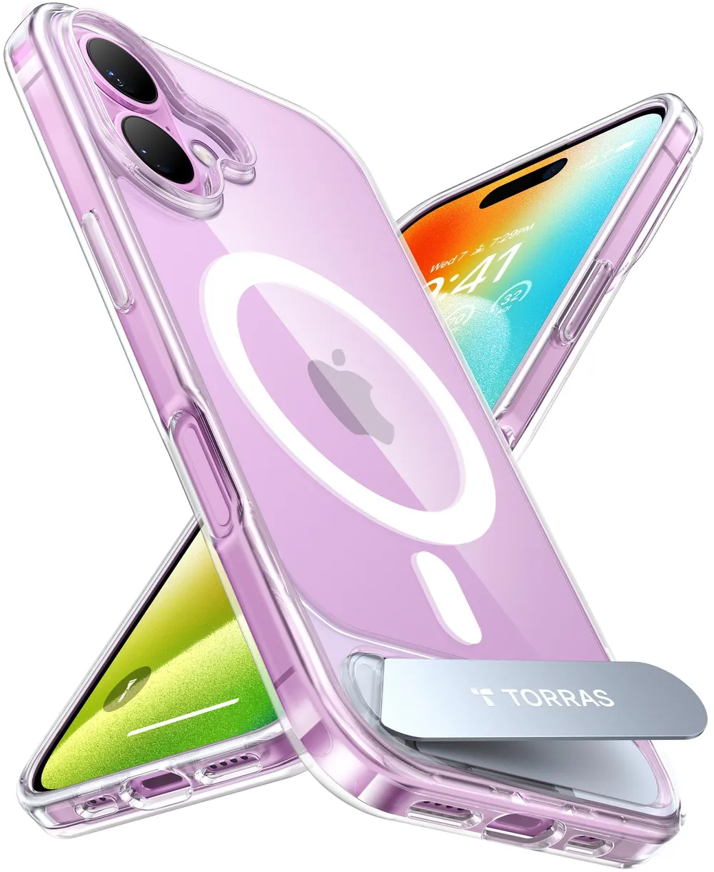 Pstand Series für iPhone 16 Clear Handyhülle