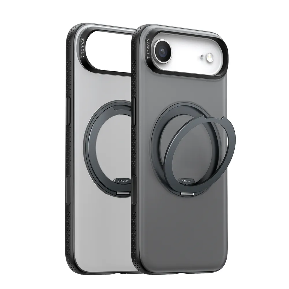 Fitness Magnetisches Standgehäuse für iPhone 17 Air, Schwarz Handyhülle