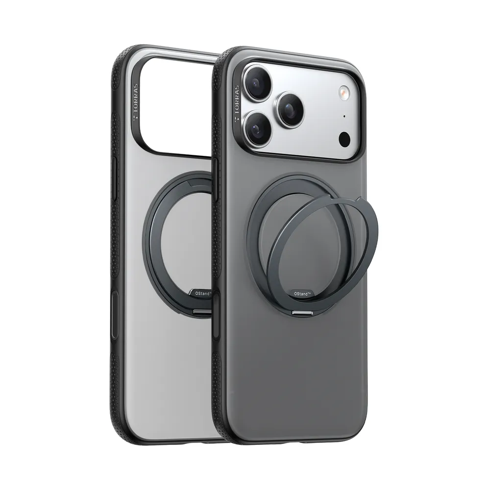Fitness Magnetisches Standgehäuse für iPhone 17 Pro, Schwarz Handyhülle