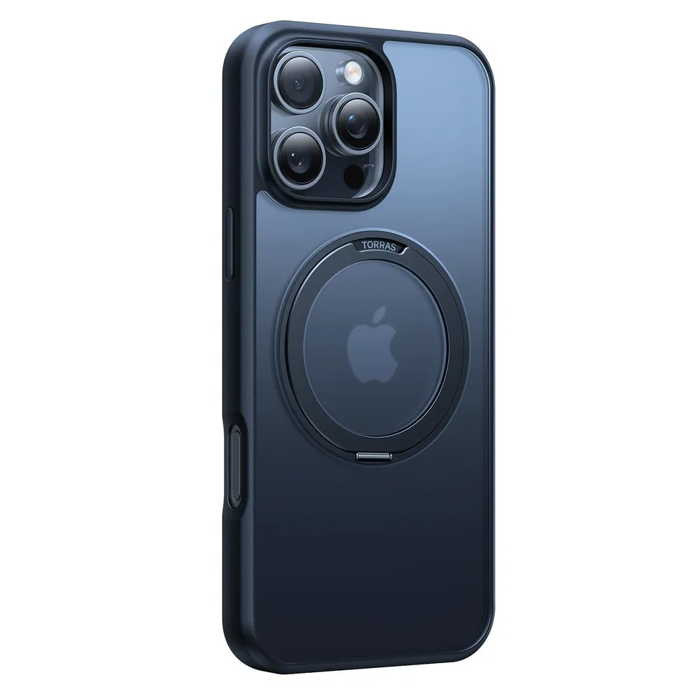 Ostand Pro Series für iPhone 16 Pro Max Black Handyhülle