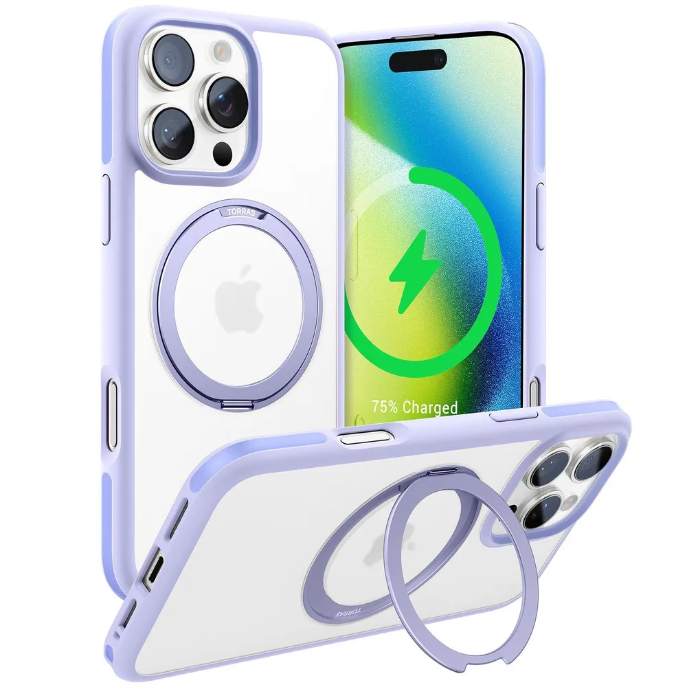 Ostand R Fusion Series für iPhone 16 Pro Light Purple Handyhülle