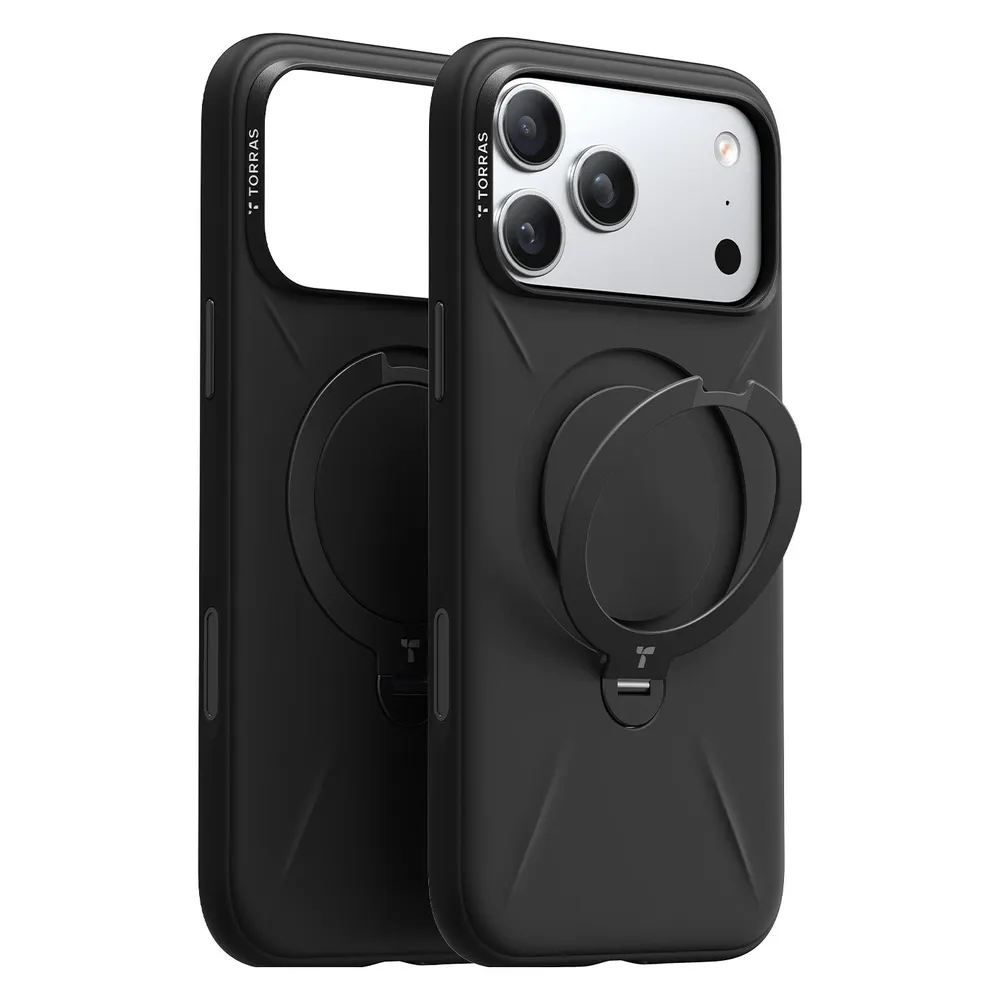 Silikon-Magnethülle mit 360° drehbarem Ständer für iPhone 17 Pro