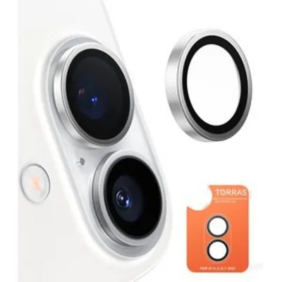 Vidrio de cámara Torras Lensguard für iPhone 16 Pro Grau