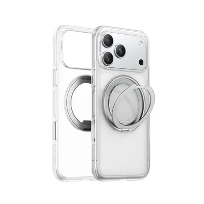 Funda für Handy Torras Ostand Pro Series Transparent mit Ständer für iPhone 17 Pro Max