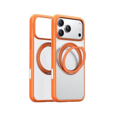 Funda für Handy Torras Ostand Pro Series Magnetischer Ständer Orange für iPhone 17 Pro