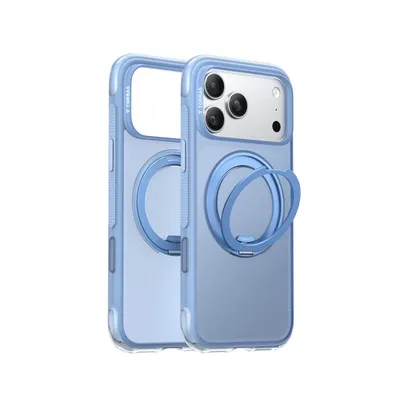 Smartphone-Hülle Torras O3 Air MagSafe Drehbarer Ständer Blau Island für iPhone 17 Pro