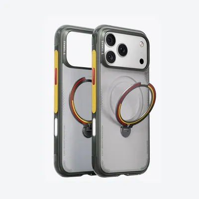 Handyhülle TORRAS Ostand Q3 Air Football Limited Iron mit Ständer für iPhone 17 Pro