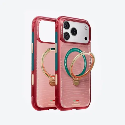 Funda für Handy Torras Ostand Q3 Air Wave of Passion für iPhone 17 Pro Max