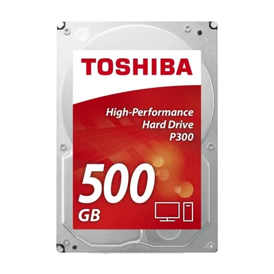 Toshiba P300 500GB Interne Festplatte 7200 RPM 64 MB 3.5" Serial ATA III