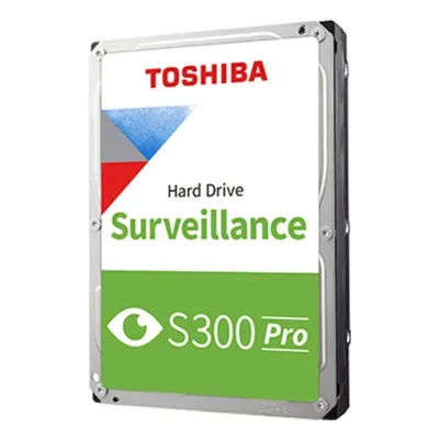 Disco Duro Toshiba S300 Pro Surveillance 10 TB HDD 7200rpm SATA III 512 MB Cache Überwachungssystem