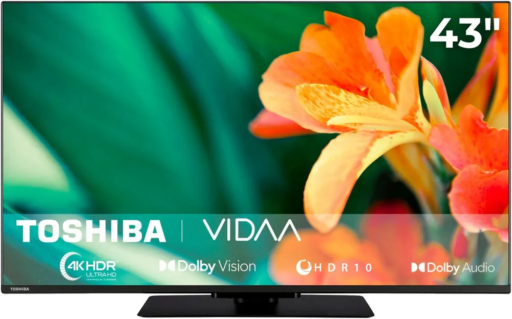 Toshiba 43UV3463DA LED-Fernseher (108 cm/43 Zoll, 4K Ultra HD, Smart-TV)