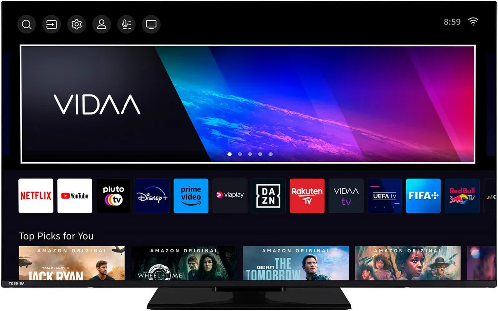 Toshiba 50UV3463DAW LED-Fernseher (126 cm/50 Zoll, 4K Ultra HD, Smart-TV)