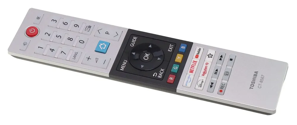 Toshiba Toshiba 30116758,CT-8567 Fernbedienung für 50UV2363DAUHD Smart-TV Fernbedienung