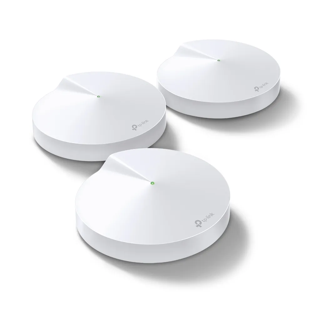 TP-Link Deco M9 Plus Tri-Band (2,4 GHz / 5 GHz / 5 GHz) Wi-Fi 5 (802.11ac) Weiß 2 Intern (DECO M9 PLUS 3-PACK)