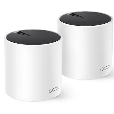 WiFi Mesh TP-Link Deco X55 2 Knoten 3000 Mbps 4500 ft² mit erweiterter Sicherheit
