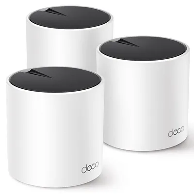 WiFi Mesh TP-Link Deco X55 3 Knoten 3000 Mbps 6000 Quadratfuß mit Kindersicherung