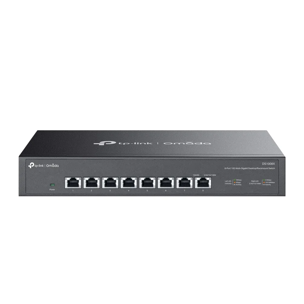 Switch TP-Link Omada DS1008X 8 Ports 10G Unmanaged 1U