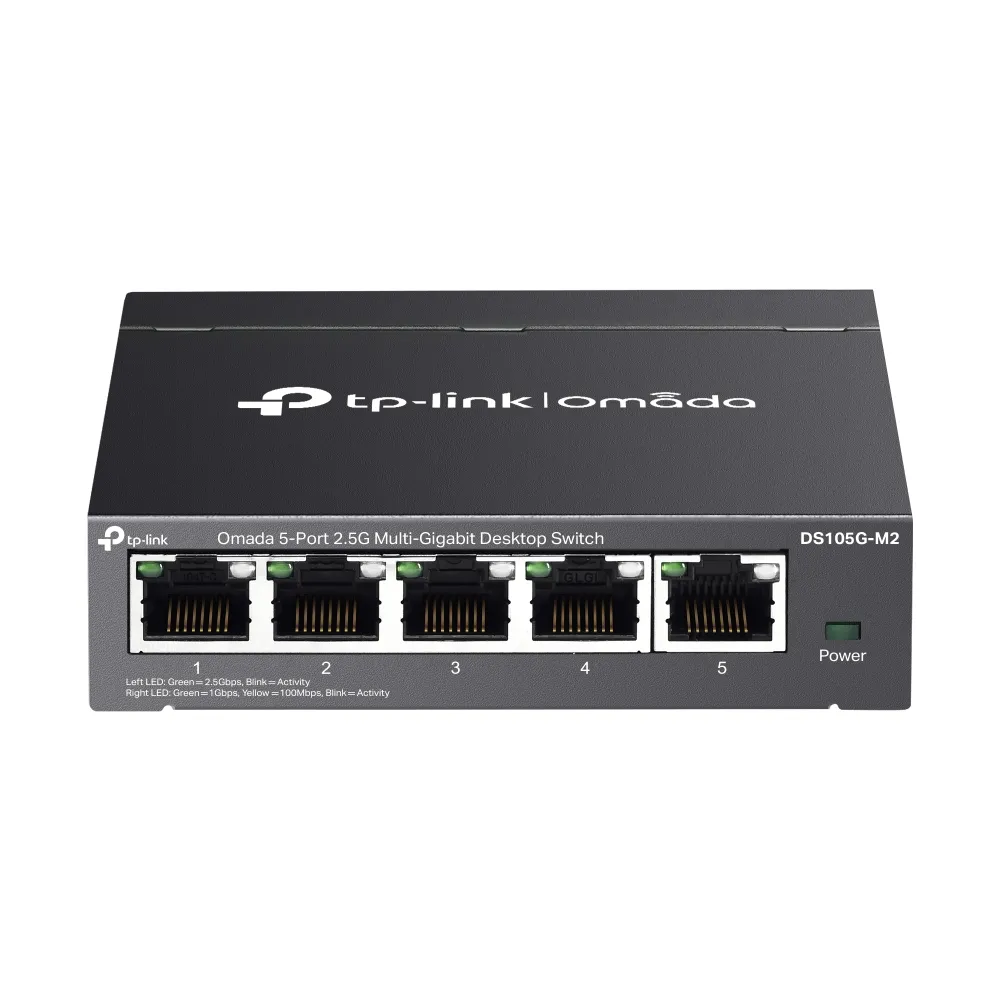 Switch TP-Link Omada DS105G-M2 5 Ports 2.5G Ethernet nicht verwaltet