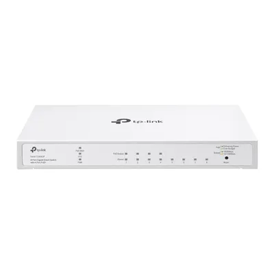 8 Ports Gigabit Managed Switch mit 2 SFP Slots und PoE+ 30W pro Port, 16 Gbit/s Durchsatz