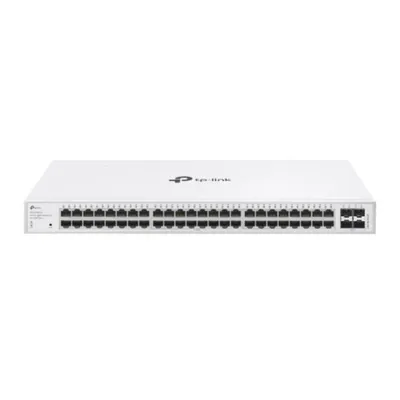 TP-Link FS352G 48 Ports Gigabit L2/L2+ Switch mit 4 SFP Slots, Silent Betrieb und 256 MB Speicher