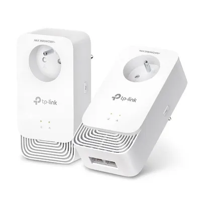 Powerline-Adapter TP-LINK PG2405P KIT 2er Set G.hn 2400 MiMo Gigabit Durchgangssteckdose