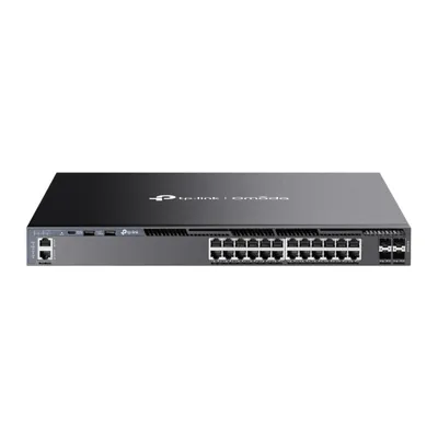 Switch TP-Link Omada SG6428X 24x Gigabit Ethernet 2x USB 1U Rack Mount Switch