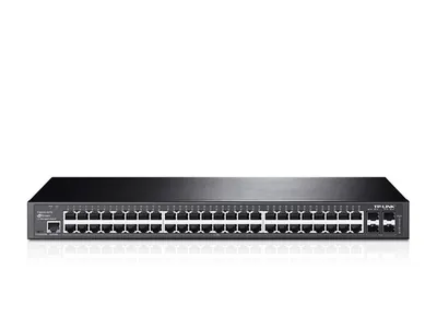 TP-Link T2600G-52TS (TL-SG3452) Managed L2+ Gigabit Ethernet (10/100/1000) 1U Schwarz