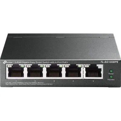 Switch TP-Link TL-SG105MPE 5-Port Gigabit 4x PoE+ Easy Smart L2