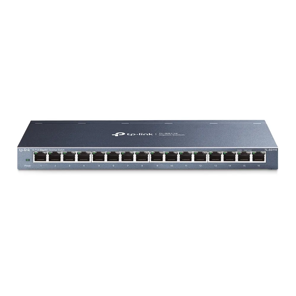 TP-Link TL-SG116 Switch 16 Gigabit-Ports 10/100/1000 Mbit/s Metallic Unmanaged