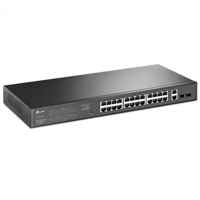 TP-Link TL-SG1428PE Netzwerk-Switch Managed L2 Gigabit Ethernet (10/100/1000) Power over Ethernet (PoE) 1U Schwarz