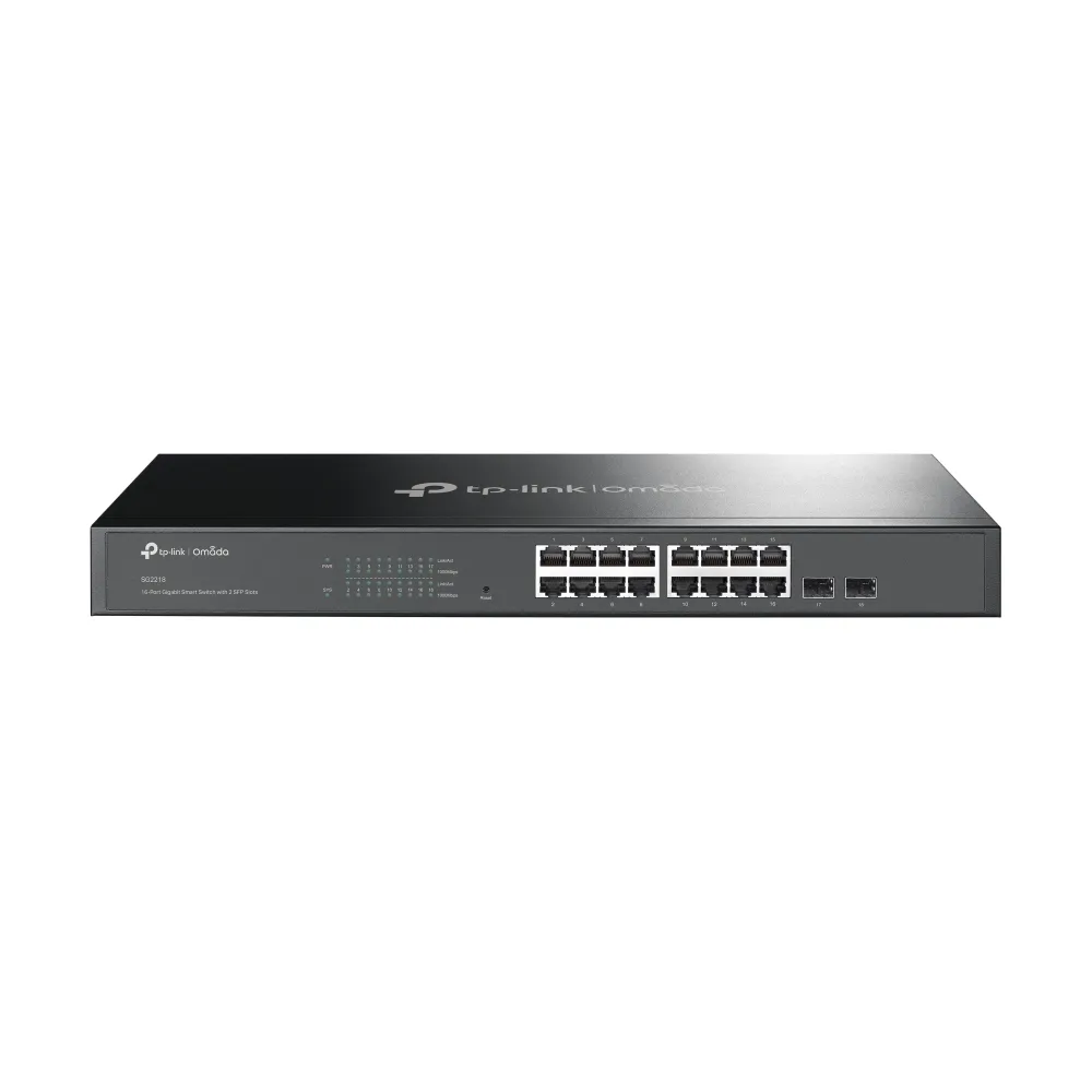 TP-Link JetStream TL-SG2218 Netzwerk-Switch Managed L2/L2+ Gigabit Ethernet (10/100/1000) 1U Schwarz
