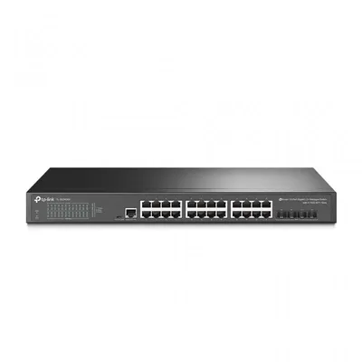 TP-Link JetStream TL-SG3428X Netzwerk-Switch L2+/L3 Gigabit Ethernet (10/100/1000) 1U Schwarz