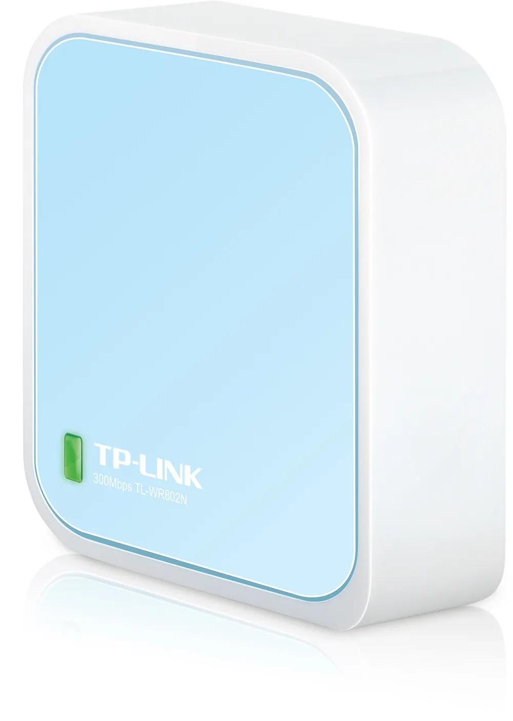 Router TP-Link TL-WR802N Tragbar RJ-45 300Mbps Blau Weiß