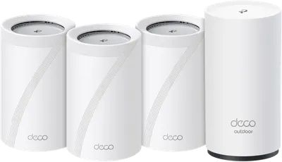 TP-Link Deco BE65 Pro 3er-Pack + Deco BE25 Outdoor