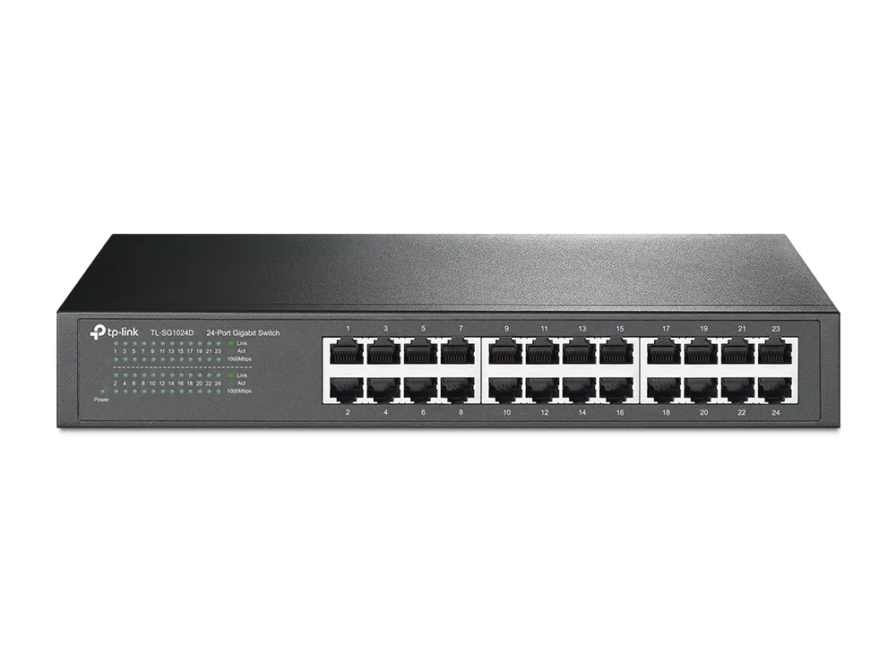 TP-LINK Gigabit Netzwerk-Switch TL-SG1024D, 24-Port
