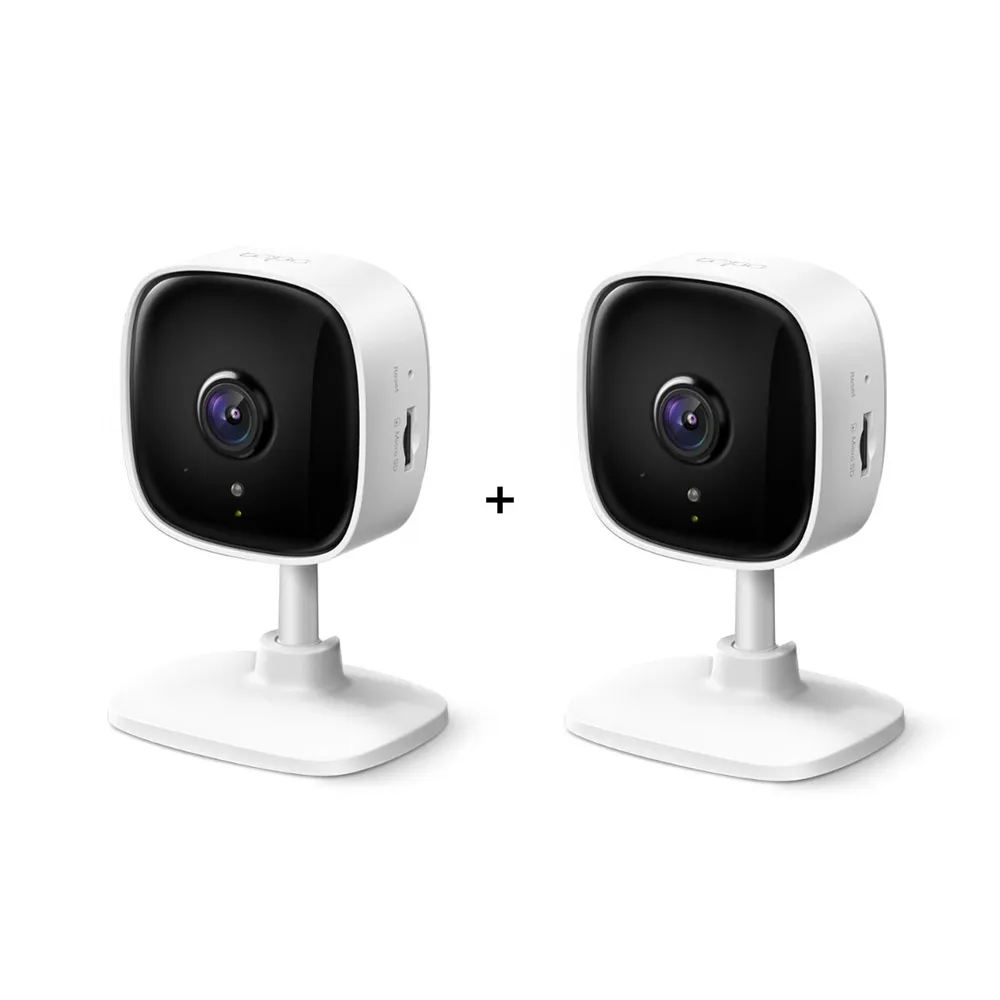 TP-Link Tapo C100 Indoor Sicherheits-WLAN-Kamera 2er-Set